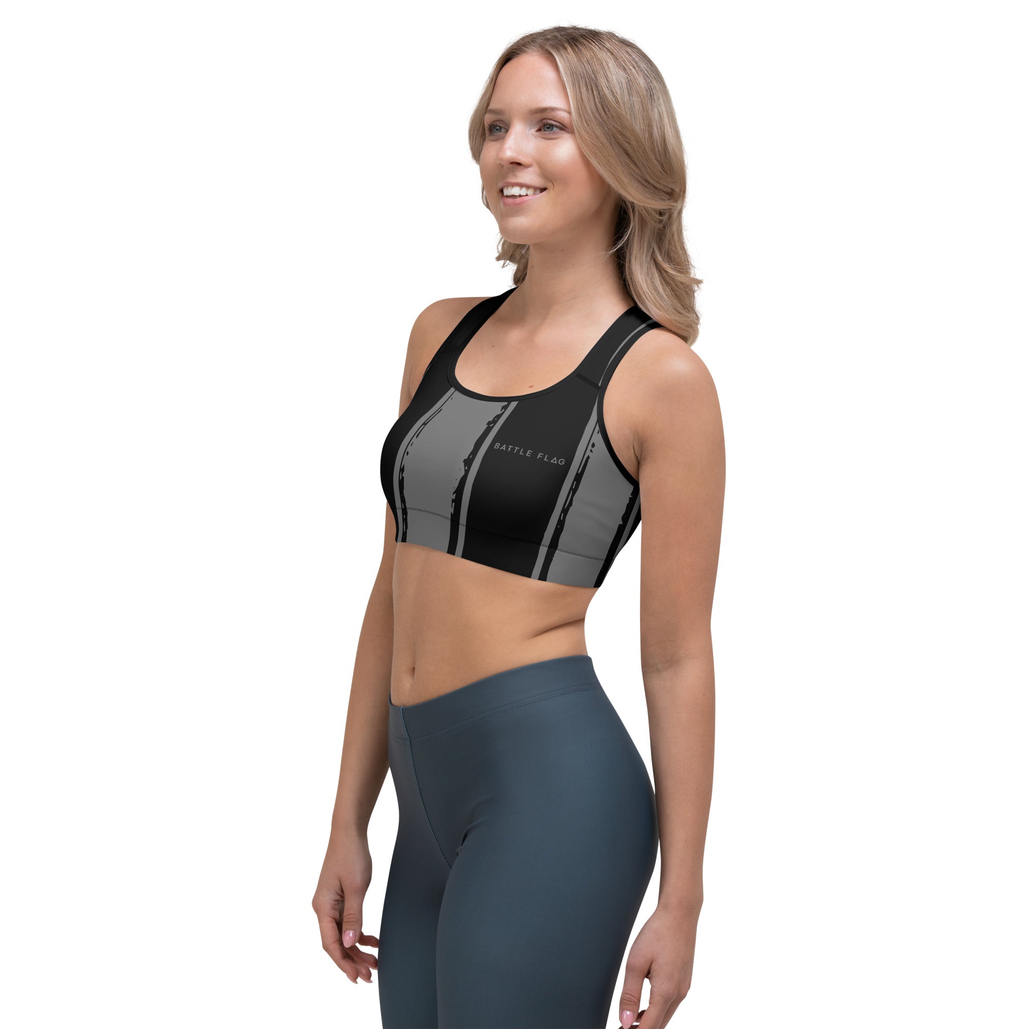 Striped Sports Bra