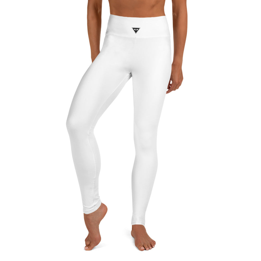 Battle Flag Yoga Leggings - White