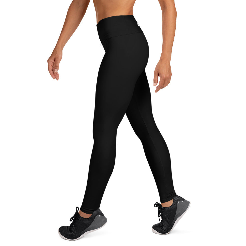 Battle Flag Yoga Leggings - Black