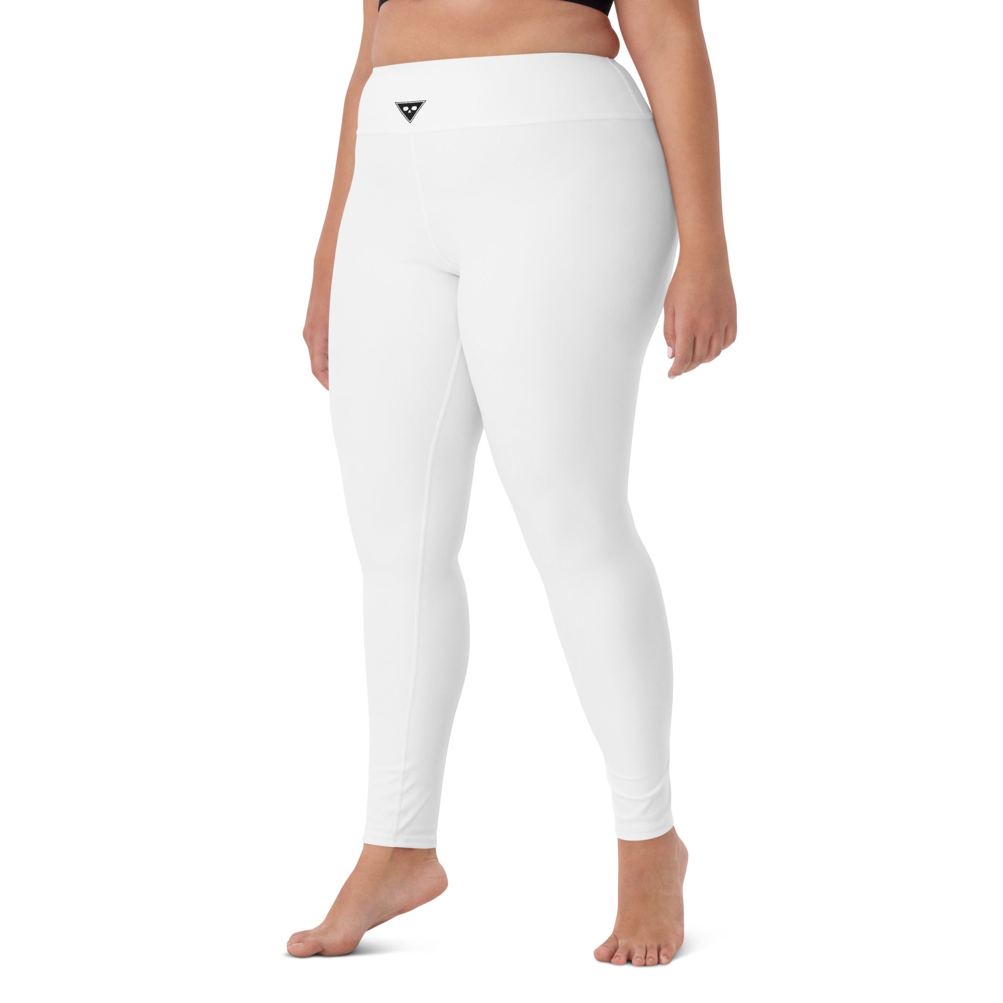 Battle Flag Yoga Leggings - White