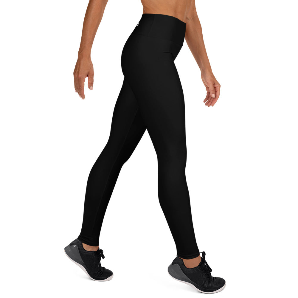 Battle Flag Yoga Leggings - Black