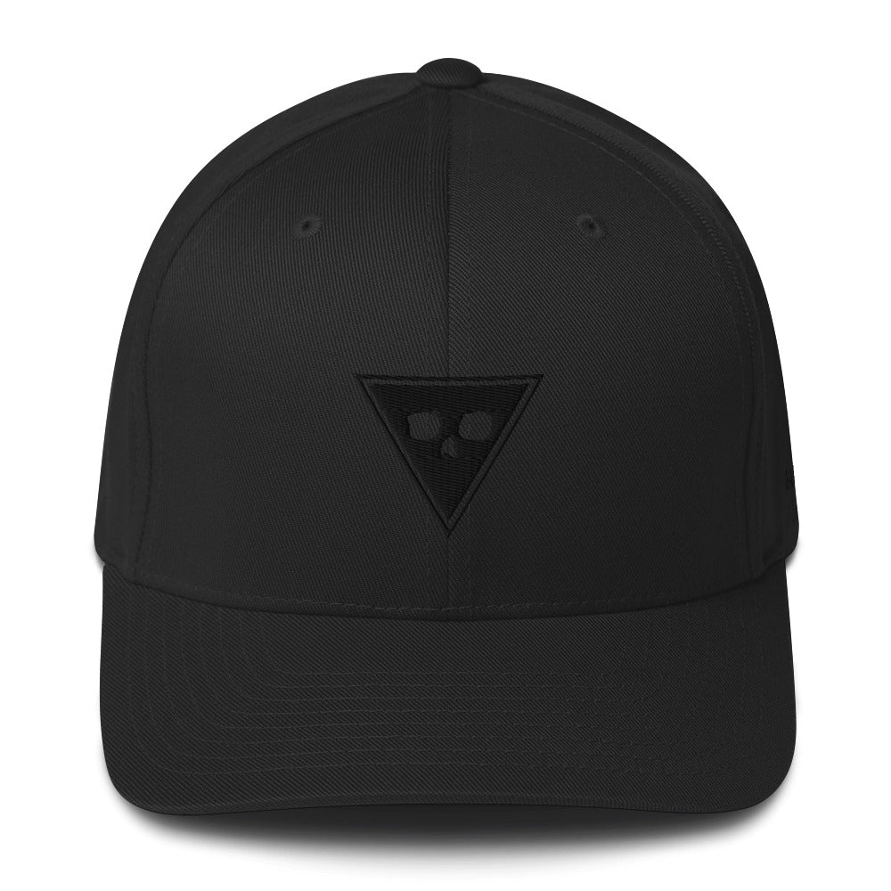Core Structured Twill Cap - Black Embroidered Emblem