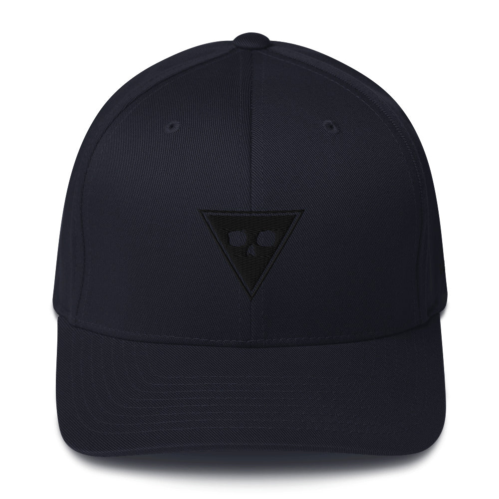 Core Structured Twill Cap - Black Embroidered Emblem