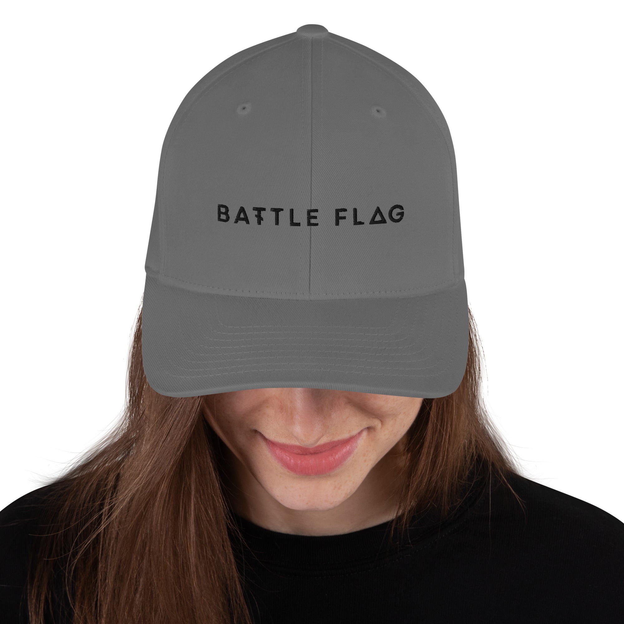 Core Structured Twill Cap - Black Embroidery