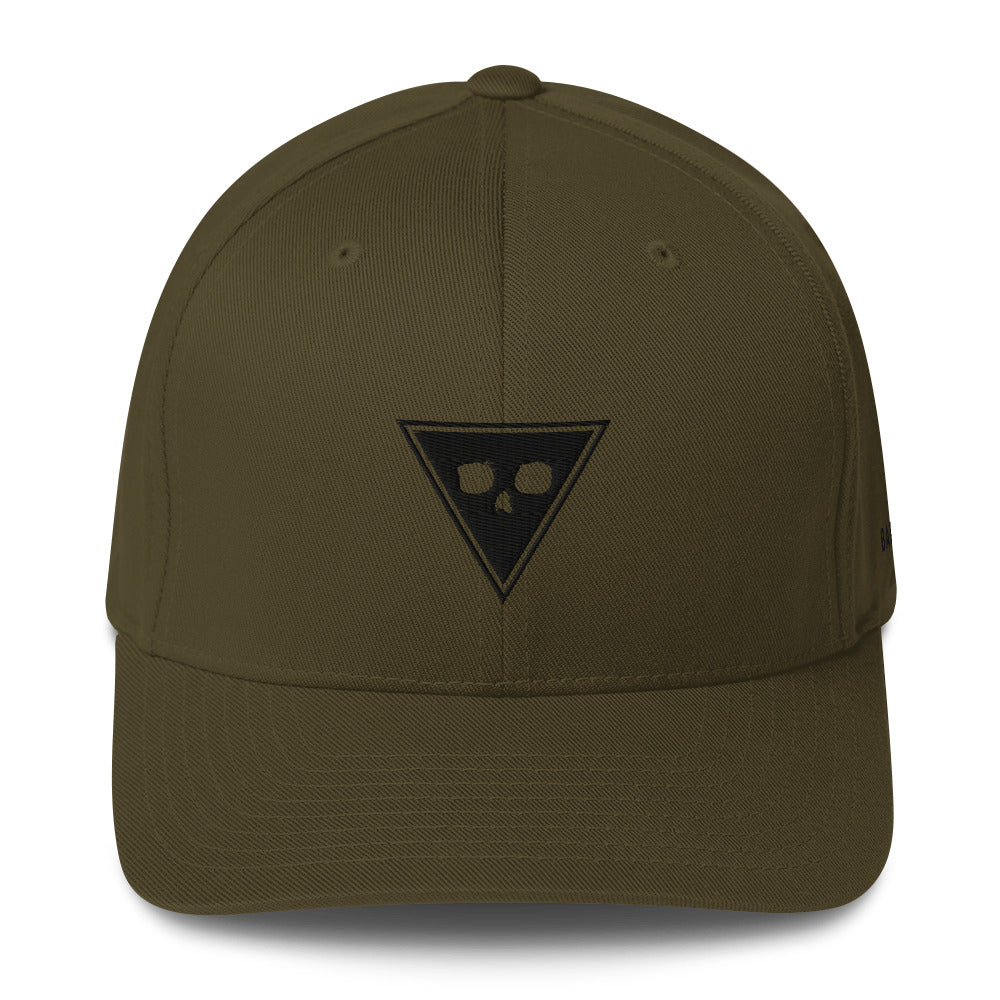 Core Structured Twill Cap - Black Embroidered Emblem