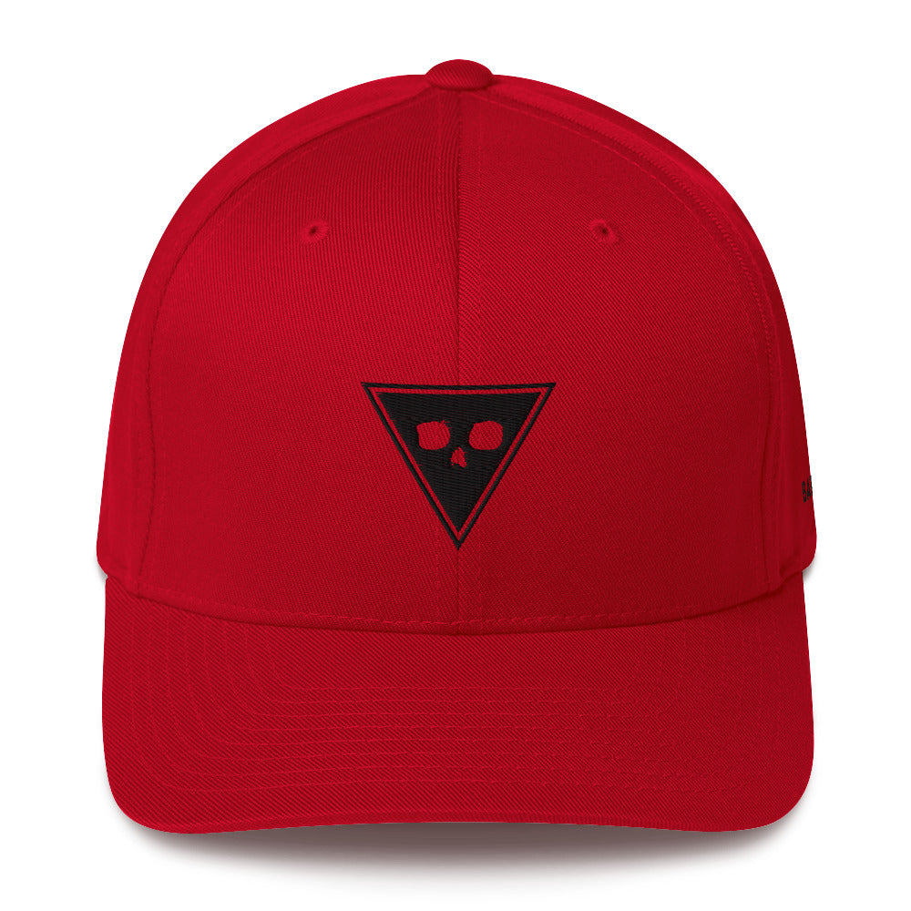 Core Structured Twill Cap - Black Embroidered Emblem