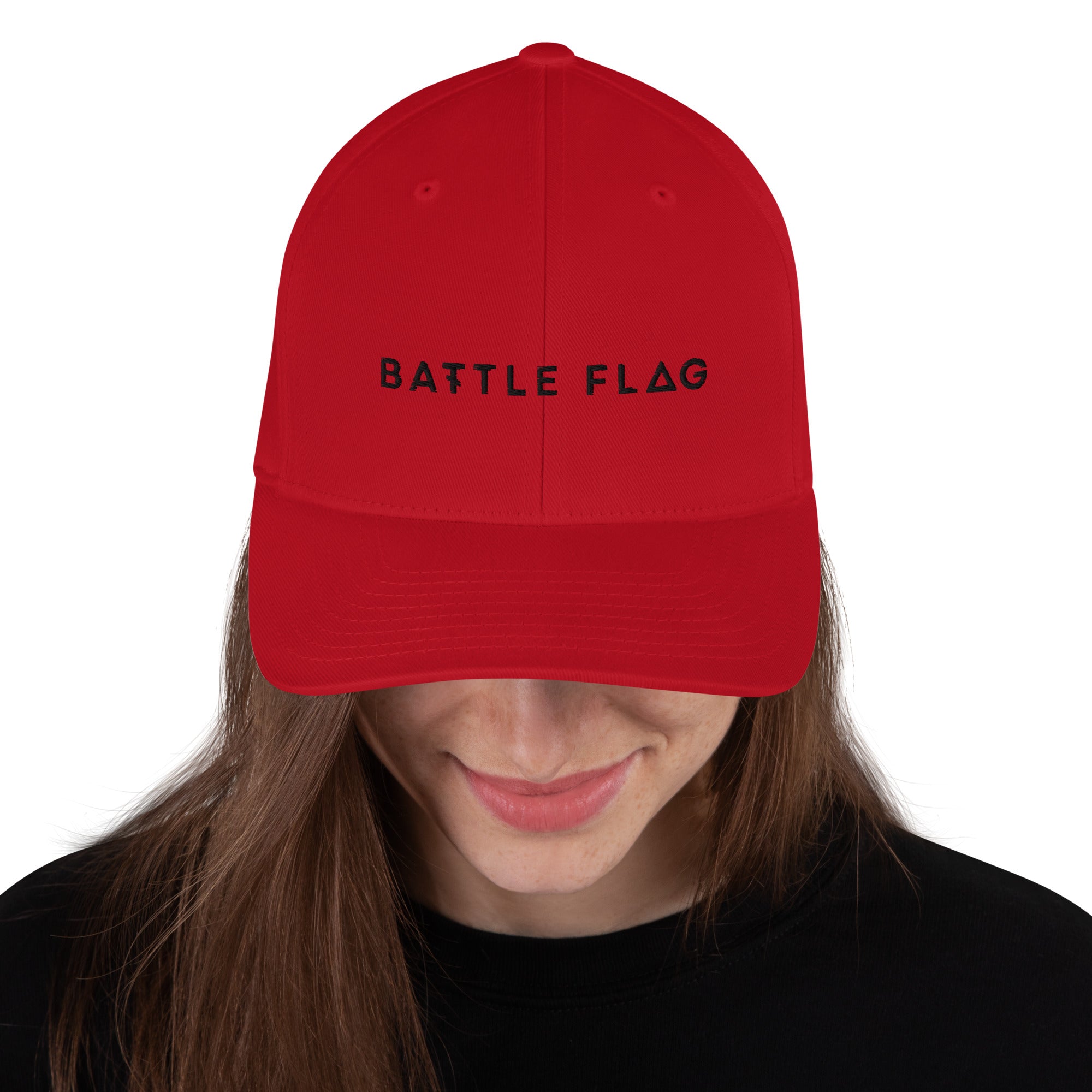Core Structured Twill Cap - Black Embroidery