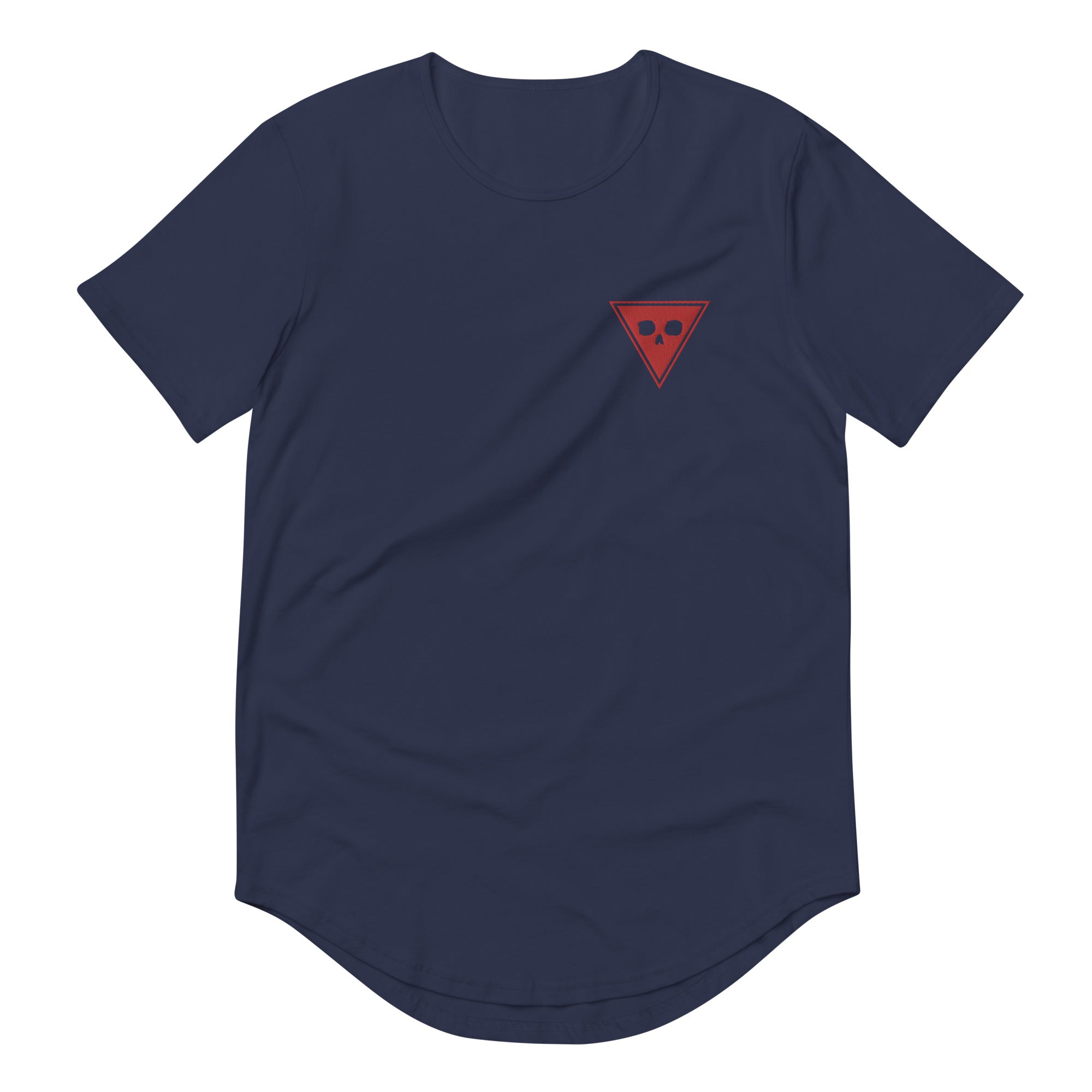 Core Men's Curved Hem T-Shirt - Embroidered