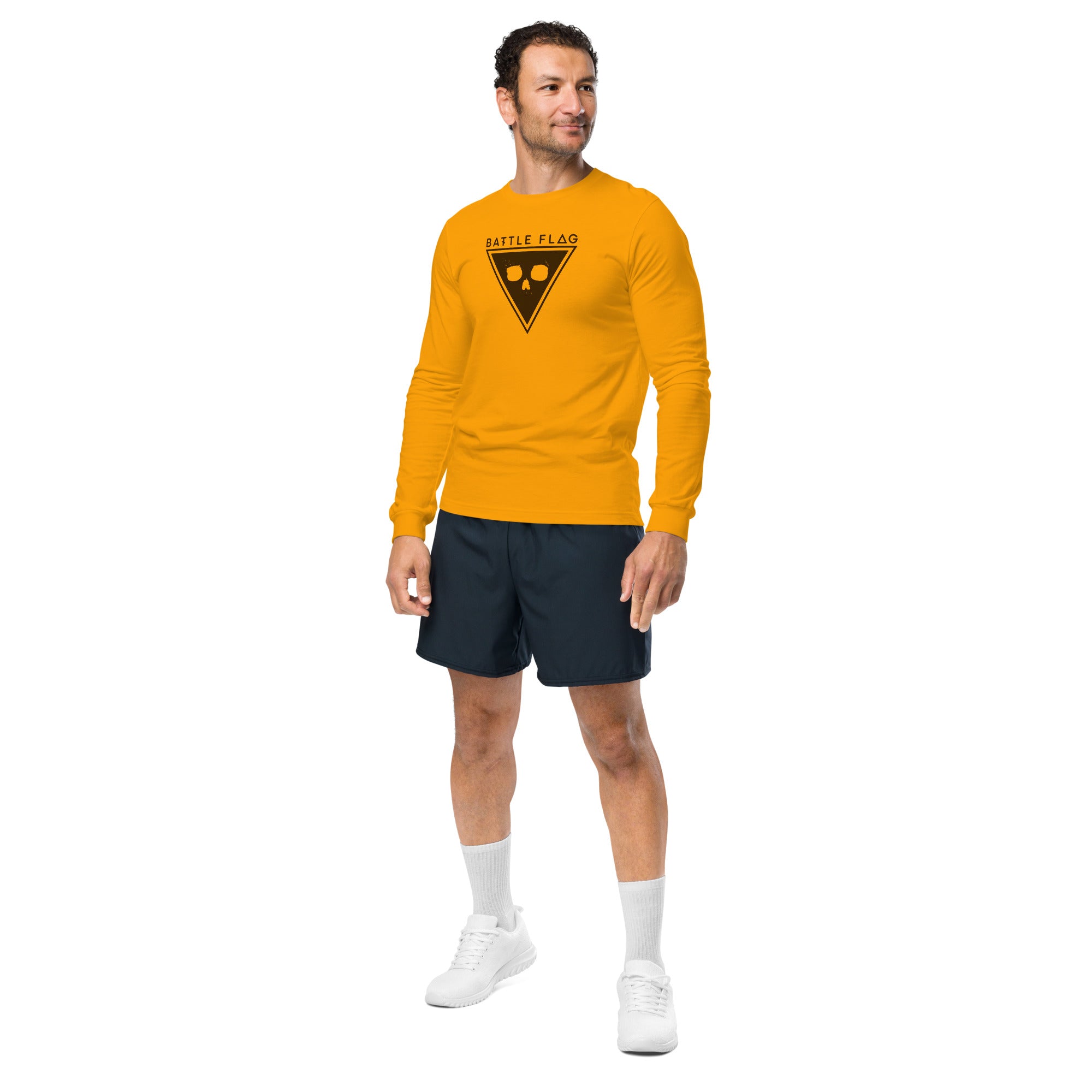 Core Unisex Long Sleeve Tee - Maroon Emblem