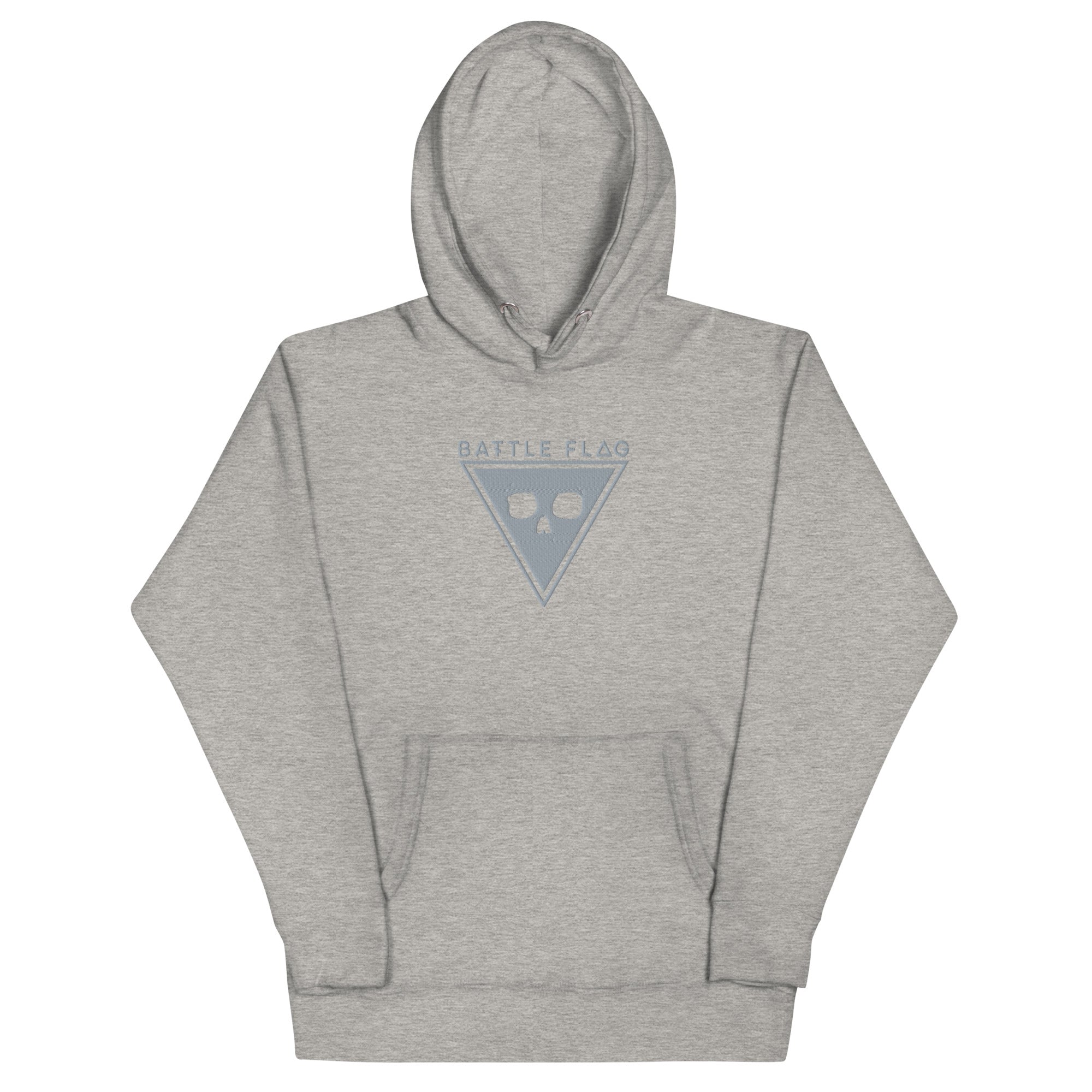Core Unisex Hoodie - Grey Embroidery