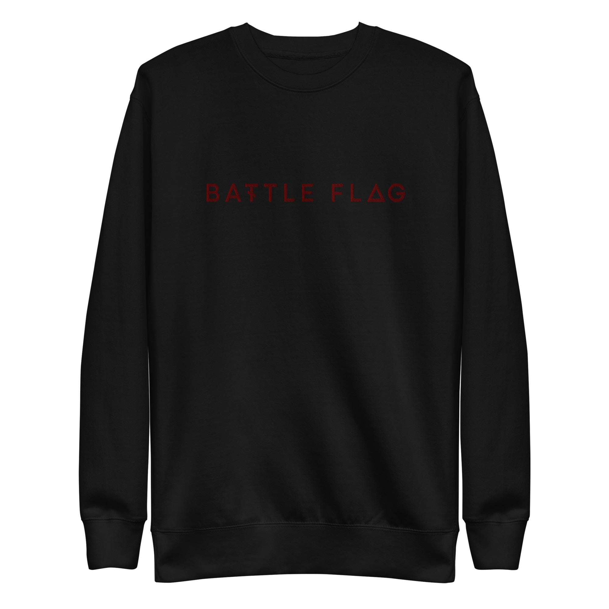 Battle Flag Unisex Premium Sweatshirt - Emboidered